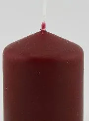 Tabletop Candle 8cm - Burgundy Red