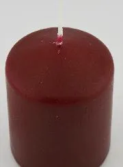 Tabletop Candle 8cm - Burgundy Red