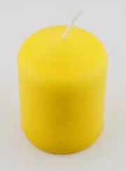 Decorative Candle 8cm - Yellow