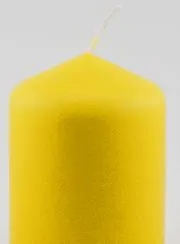 Decorative Candle 8cm - Yellow