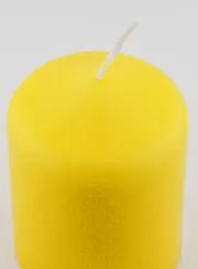 Decorative Candle 8cm - Yellow