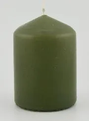 Tabletop Candle 8cm - Olive Green