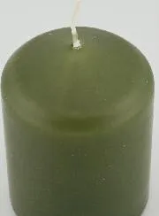Tabletop Candle 8cm - Olive Green