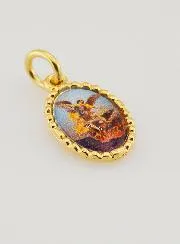 Twisted Edge Medal 15mm - Saint Michael