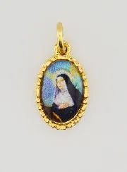 Twisted Edge Medal 15mm - Saint Rita