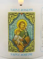 LED Votive Candle - Prayer to Saint Joseph