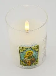 Battery-operated Church Candle - Saint Joseph