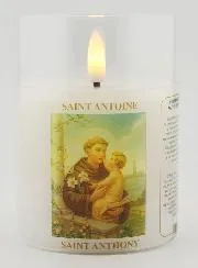 LED Votive Candle - Prayer to Saint Anthony