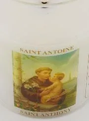 Battery-Operated Church Candle - Saint Anthony