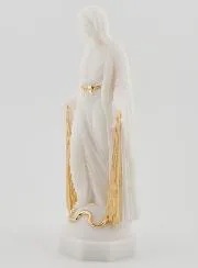 Statue of the Miraculous Virgin with Golden Rays - 12cm