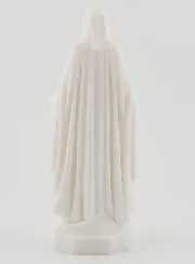 Statue of the Miraculous Virgin with Golden Rays - 12cm
