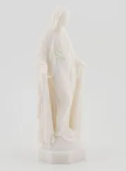 Miraculous Virgin Statue made of Alabaster - 12cm