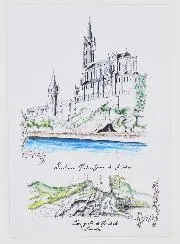 Sanctuary and Grotto of Lourdes Card