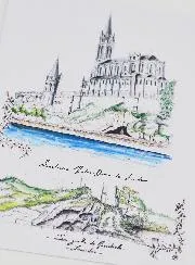 Sanctuary and Grotto of Lourdes Card