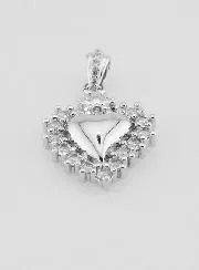 Ex-Voto Pendant in Silvery Brass - 18mm