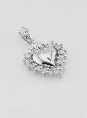 Ex-Voto Pendant in Silvery Brass - 18mm