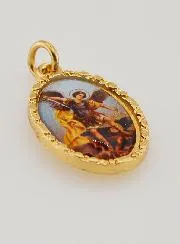 Twisted Edge Medal 25mm - Saint Michael