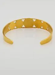 Golden Cuff Bracelet Our Lady of Mount Carmel