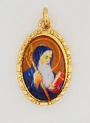 Twisted Edge Medal 25mm - Saint Benedict