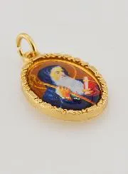 Twisted Edge Medal 25mm - Saint Benedict