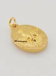 Twisted Edge Medal 25mm - Saint Benedict