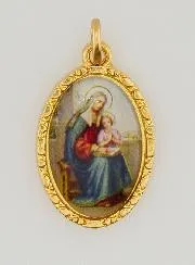 Twisted-Edge Medal 25mm – Saint Anne