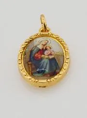 Twisted-Edge Medal 25mm – Saint Anne