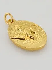 Twisted-Edge Medal 25mm – Saint Anne