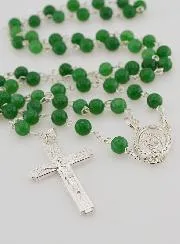 Natural Stone Rosary - Jade