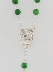Natural Stone Rosary - Jade