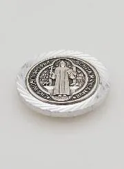 Saint Benedict Car Badge Magnet – 35mm