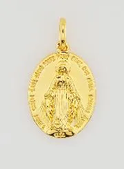 Miraculous Medal with Personalised Engraving – 18mm