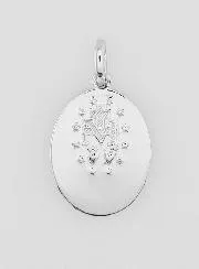 Miraculous Medal with Personalised Engraving – 18mm