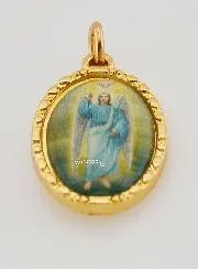 Twisted Edge Medal 25mm - Archangel Gabriel