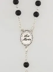 Gemstone Rosary - Black Onyx