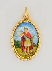 Twisted Edge Medal 25mm - Saint Expeditus