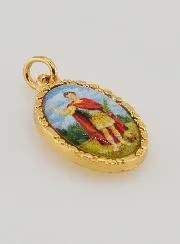 Twisted Edge Medal 25mm - Saint Expeditus
