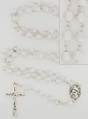 Gemstone Rosary - Howlite