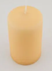 Matt Velvet Tabletop Candle - Cream