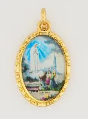 Twisted Edge Medal 25mm - Our Lady of Fatima
