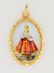 Twisted Edge Medal 25mm – Infant Jesus of Prague
