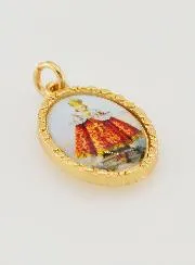 Twisted Edge Medal 25mm – Infant Jesus of Prague