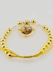 Saint Michael Adjustable Bracelet