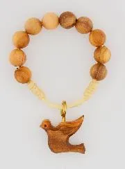 One Decade Bracelet Holy Spirit Olive Wood