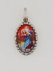 Twisted Edge Medal 15mm – Saint Christopher