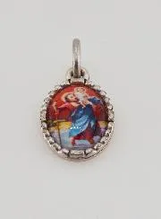 Twisted Edge Medal 15mm – Saint Christopher