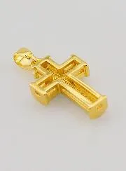 Blue Cross Pendant - 17mm