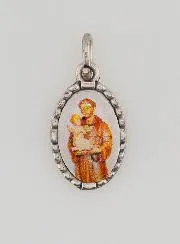 Twisted Edge Medal 15mm - Saint Anthony