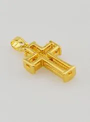 White Cross Pendant – 17mm