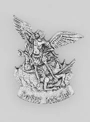 Car Badge Saint Michael the Archangel